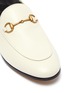Detail View - Click To Enlarge - GUCCI - 'Brixton' horsebit leather step-in loafers
