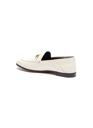  - GUCCI - 'Brixton' horsebit leather step-in loafers