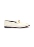 Main View - Click To Enlarge - GUCCI - 'Brixton' horsebit leather step-in loafers
