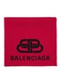Detail View - Click To Enlarge - BALENCIAGA - 'BB Blanket' jacquard wool scarf