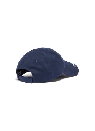 Figure View - Click To Enlarge - BALENCIAGA - 'BB Visor' embroidered baseball cap