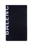 Detail View - Click To Enlarge - BALENCIAGA - 'Macro Logo' wool scarf
