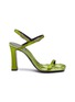 Main View - Click To Enlarge - DRIES VAN NOTEN - Ankle strap satin sandals
