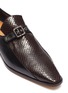 Detail View - Click To Enlarge - DRIES VAN NOTEN - Belted snake embossed leather loafers
