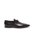 Main View - Click To Enlarge - DRIES VAN NOTEN - Belted snake embossed leather loafers