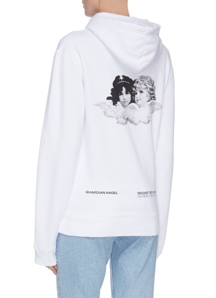 Back View - Click To Enlarge - FIORUCCI - New York Angels' print sleeve hoodie