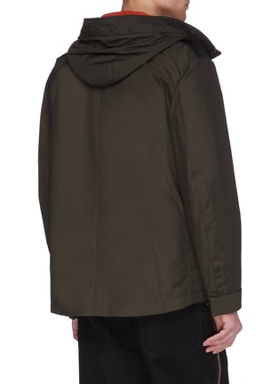 Back View - Click To Enlarge - JOSEPH - Hooded windbreaker jacket