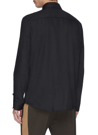 Back View - Click To Enlarge - JOSEPH - Chest flap pocket shirt