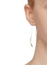 Figure View - Click To Enlarge - OLIVIA YAO - 'Castor' wavy bar chain drop earrings