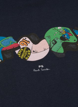  - PS PAUL SMITH - 'Helmets' graphic print T-shirt