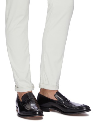 Figure View - Click To Enlarge - CHURCH'S - 'Prague' leather penny loafers