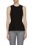 Main View - Click To Enlarge - THEORY - Pleated sleeveless peplum top