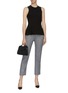 Figure View - Click To Enlarge - THEORY - Pleated sleeveless peplum top