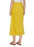 Back View - Click To Enlarge - THEORY - Ruched side silk blend skirt