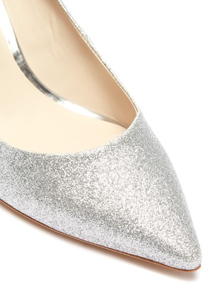 Detail View - Click To Enlarge - SOPHIA WEBSTER - 'Coco' crystal pavé bead heel glitter pumps