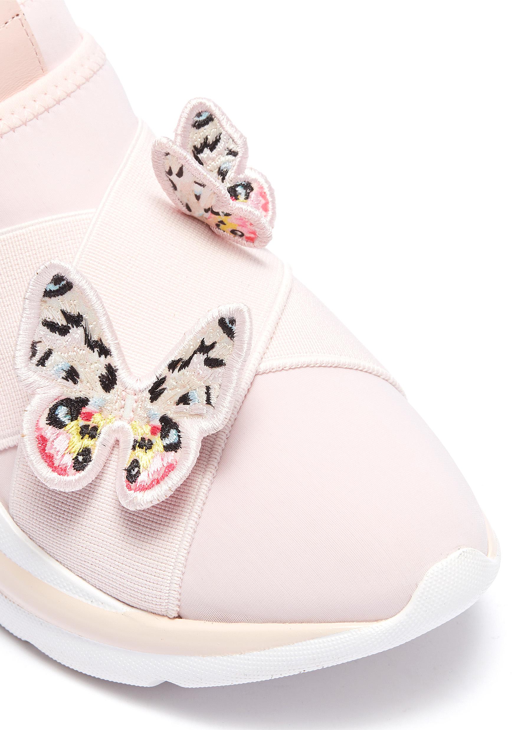 SOPHIA WEBSTER 'Riva' butterfly appliqué sneakers
