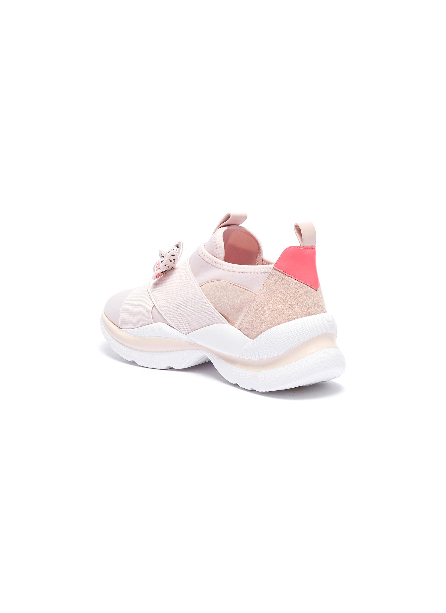 SOPHIA WEBSTER 'Riva' butterfly appliqué sneakers