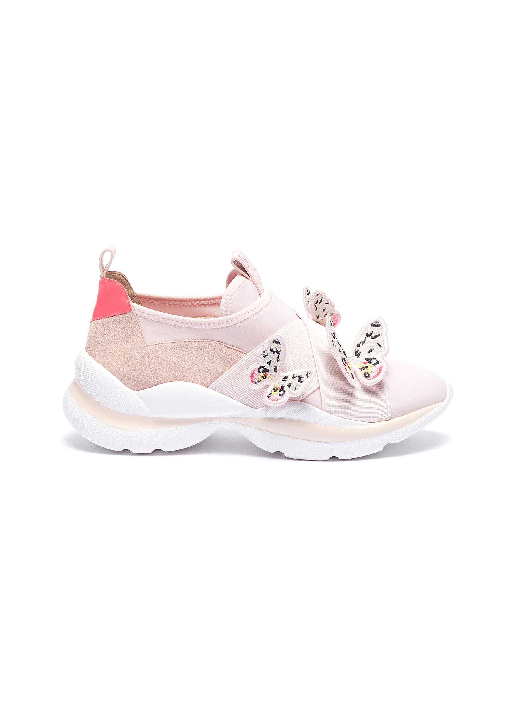 SOPHIA WEBSTER 'Riva' butterfly appliqué sneakers