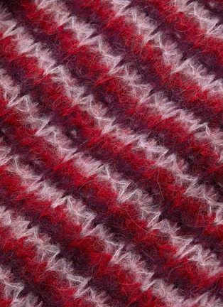  - THEORY - Stripe alpaca sweater
