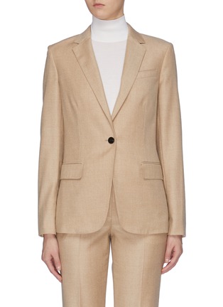 Main View - Click To Enlarge - THEORY - 'Staple' peaked lapel crepe blazer