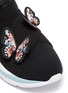 Detail View - Click To Enlarge - SOPHIA WEBSTER - 'Riva' butterfly appliqué sneakers