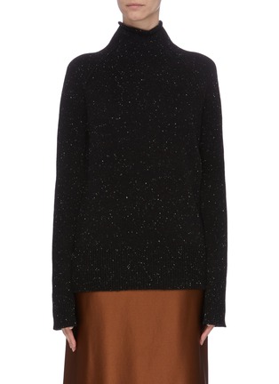 Main View - Click To Enlarge - THEORY - 'Karinella' speckled turtleneck sweater