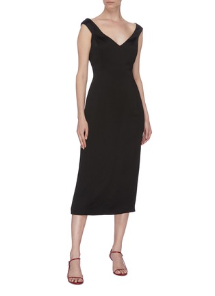 Figure View - Click To Enlarge - THEORY - Sleeveless dress