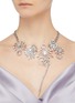 Figure View - Click To Enlarge - ERICKSON BEAMON - 'China Club' Swarovski crystal cluster pendant necklace