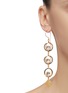 Figure View - Click To Enlarge - ERICKSON BEAMON - 'Beyond Boundaries' Swarovski crystal circle link drop earrings