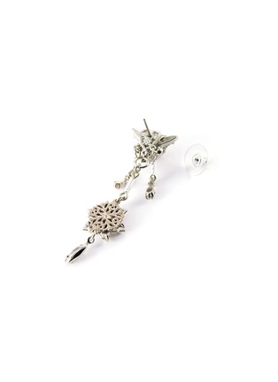 Detail View - Click To Enlarge - ERICKSON BEAMON - 'Paper Cranes' Swarovski crystal drop earrings