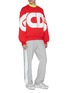 Figure View - Click To Enlarge - GCDS - Logo print oversized sweatshirt