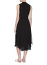Back View - Click To Enlarge - VINCE - Chiffon overlay polka dot print sleeveless dress