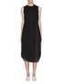 Main View - Click To Enlarge - VINCE - Chiffon overlay polka dot print sleeveless dress
