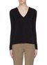 Main View - Click To Enlarge Main View - Click To Enlarge - VINCE - Pima cotton V-neck long sleeve top