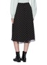 Back View - Click To Enlarge - VINCE - Chiffon overlay polka dot print skirt