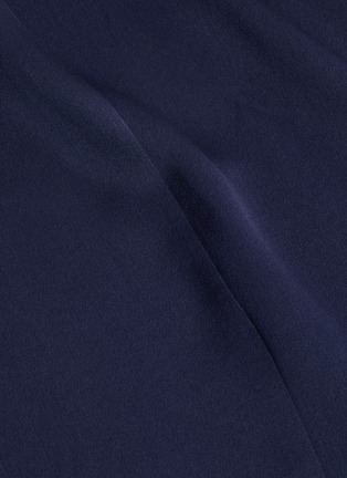 Detail View - Click To Enlarge - VINCE - Drop shoulder string tie silk satin dress