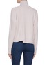 Back View - Click To Enlarge - VINCE - Stepped hem cashmere blend turtleneck sweater