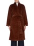 Main View - Click To Enlarge - VINCE - Belted faux fur coat
