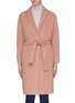 Main View - Click To Enlarge - VINCE - Belted brushed wool melton coat