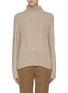 Main View - Click To Enlarge - VINCE - 'Zig Zag' cable knit mock neck sweater