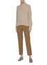 Figure View - Click To Enlarge - VINCE - 'Zig Zag' cable knit mock neck sweater
