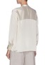 Back View - Click To Enlarge - VINCE - Pyjama pinstripe silk satin shirt