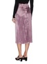 Back View - Click To Enlarge - VINCE - 'Panné' velvet midi skirt