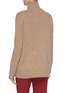 Back View - Click To Enlarge - VINCE - Slit hem turtleneck cashmere sweater
