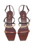 Detail View - Click To Enlarge - MANU ATELIER - 'Naomi' colourblock strappy leather sandals