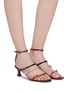 Figure View - Click To Enlarge - MANU ATELIER - 'Naomi' colourblock strappy leather sandals