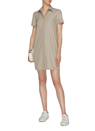 Figure View - Click To Enlarge - THEORY - Stripe shirt dress