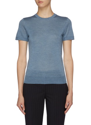 Main View - Click To Enlarge - THEORY - Silk blend knit T-shirt