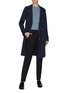 Figure View - Click To Enlarge - THEORY - Belted virgin wool oversized military coat