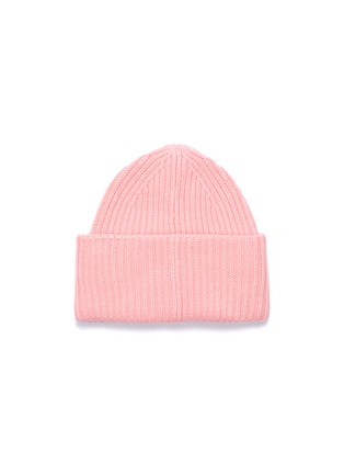 Figure View - Click To Enlarge - ACNE STUDIOS - Face patch versized wool beanie hat